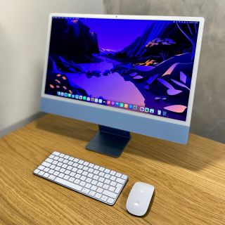 ✅PRODÁNO✅ iMac 24" 5K Retina Blue, M1, rok 2021, 8GB RAM, 256GB SSD Stav: Použitý ⚡️Apple M1 8 jádrový⚡️ ☄Apple M1 8...